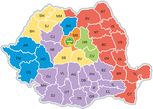 Harta Distributie Semtest-BVN